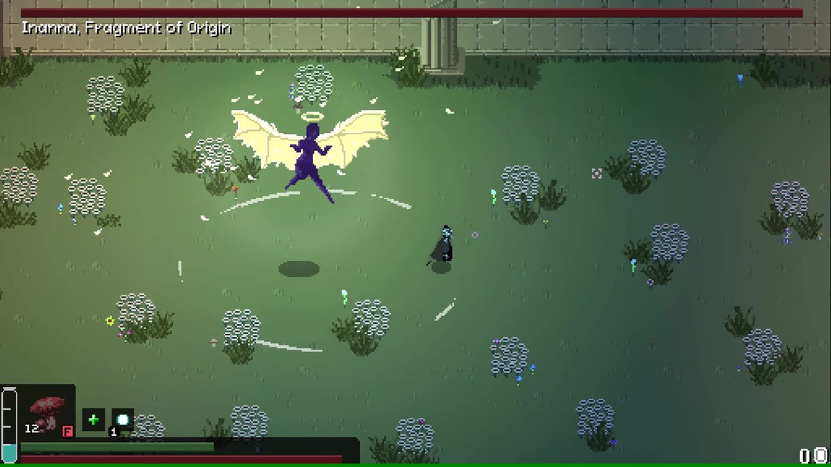 Un enemigo de gran tamaño enfrenta al protagonista en Shattered Shape