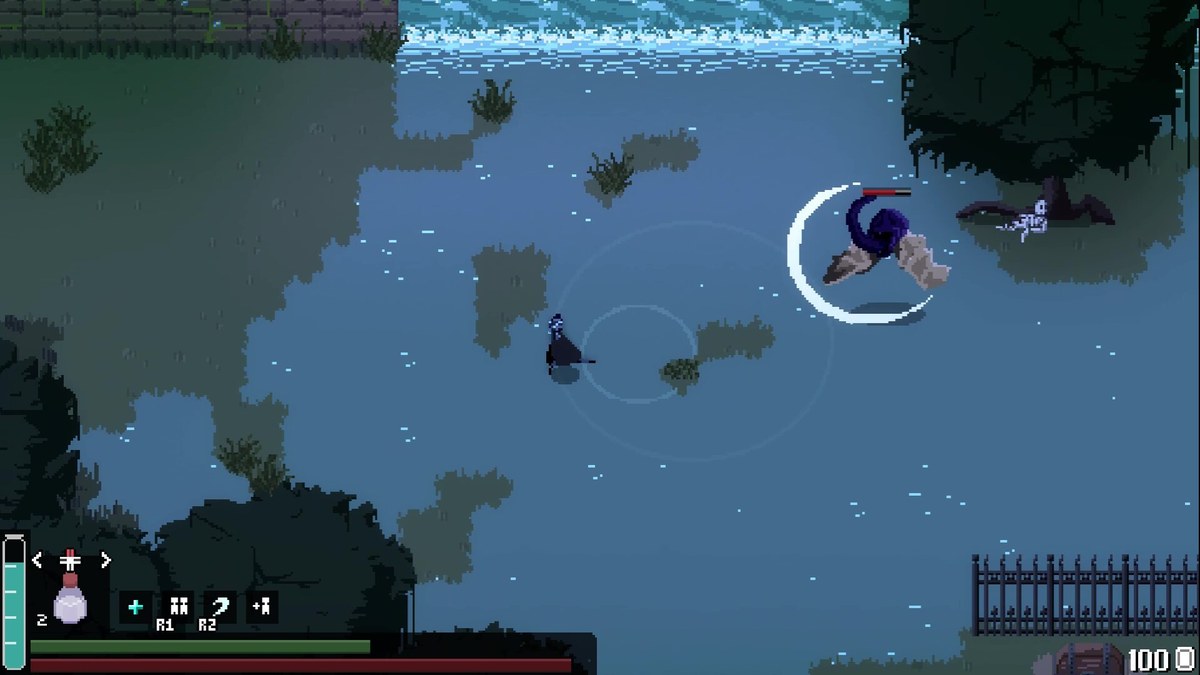 El protagonista explora las Vainlands del Sur en Shattered Shape